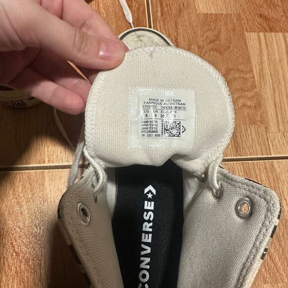 Converse Leopard Print High-Top Sneakers - Picture 6 of 7